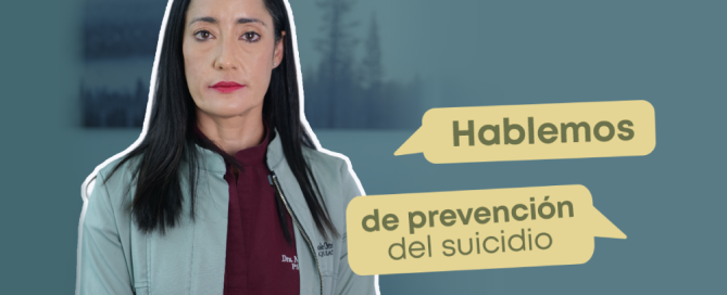 Persona siendo acompañada en un momento de crisis para prevenir el suicidio